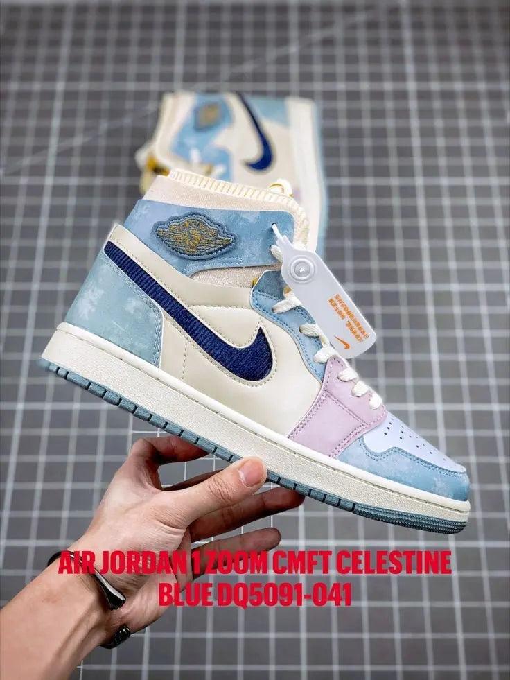 Designer Air Jordan 1 Zoom CMFT GLAMIlestine Blue DQ5091 041
