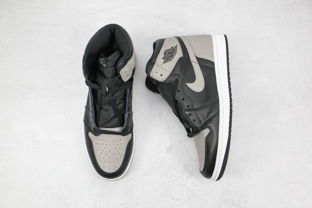 Designer Black Grey Jordan 1 High Q ( Customs And Box ), Jordan 1 Sneakers