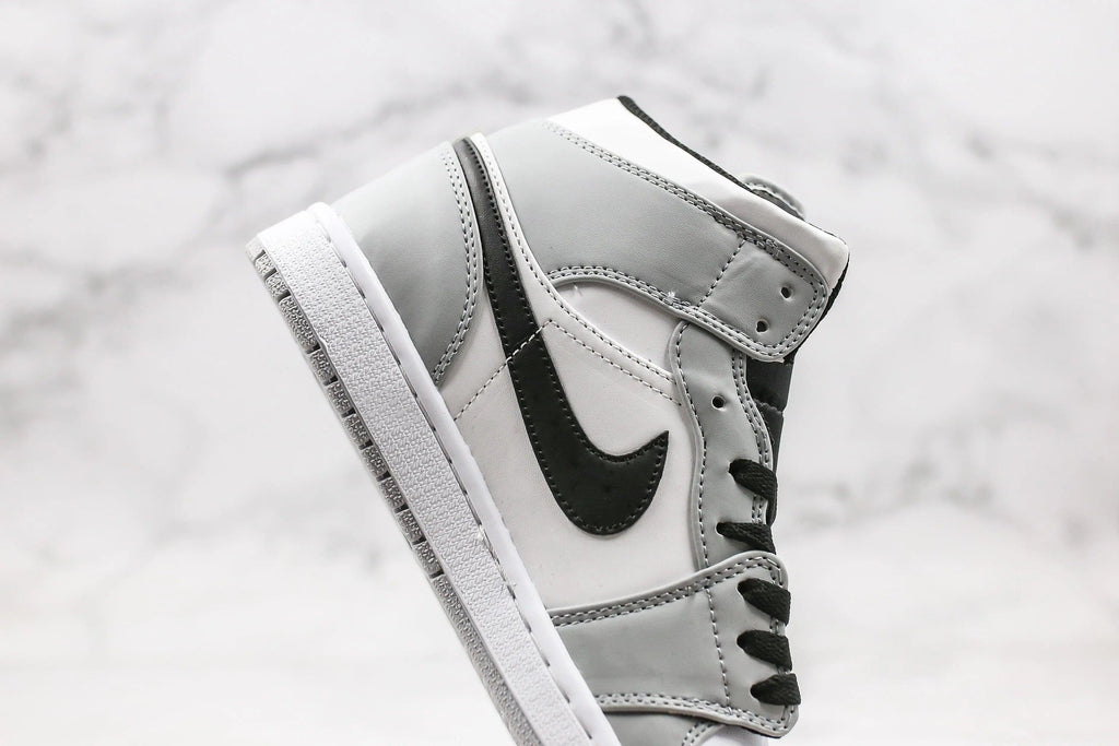 Designer Jordan 1 Mid Ã¢â‚¬Å“Light Smoke GreyÃ¢â‚¬Â High Q ( Customs And Box ), Jordan 1 Sneakers FREE SHIPPING