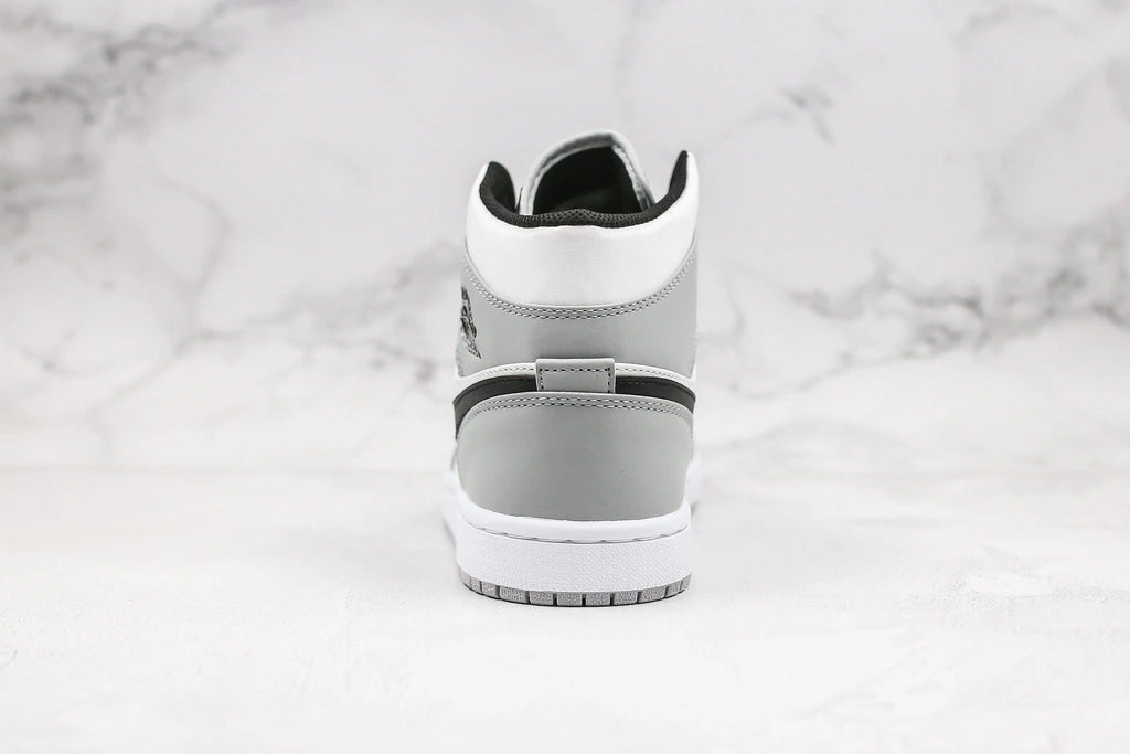 Designer Jordan 1 Mid Ã¢â‚¬Å“Light Smoke GreyÃ¢â‚¬Â High Q ( Customs And Box ), Jordan 1 Sneakers FREE SHIPPING