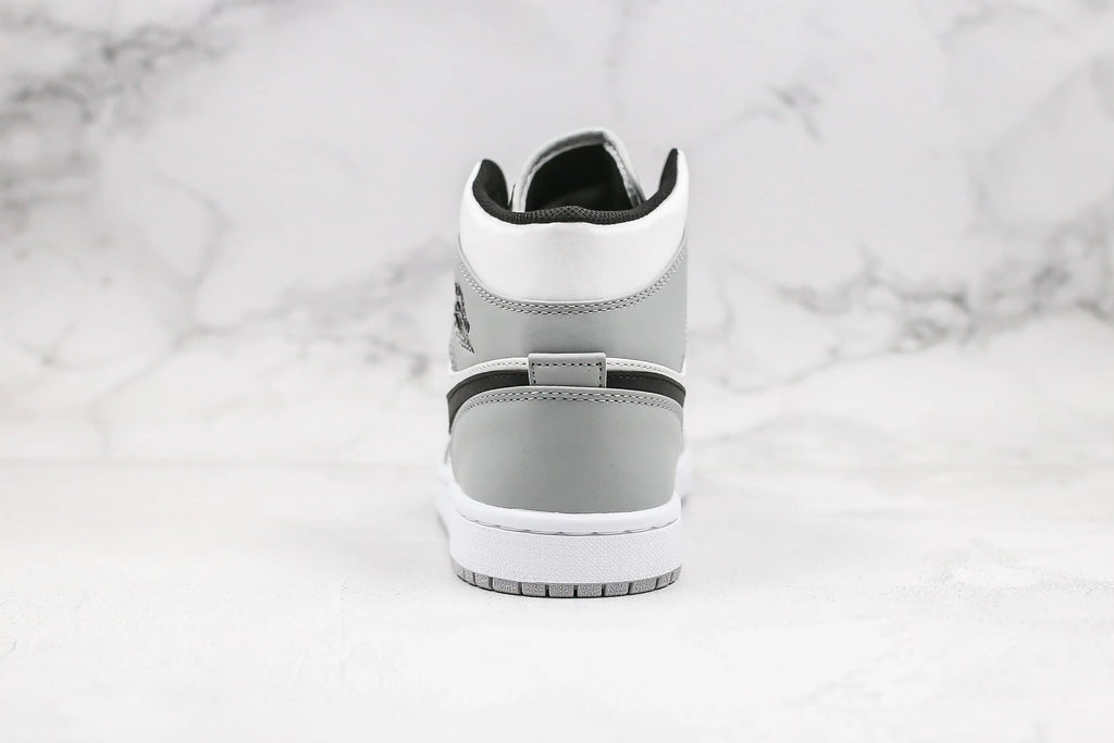 Designer Jordan 1 Mid Ã¢â‚¬Å“Light Smoke GreyÃ¢â‚¬Â High Q ( Customs And Box ), Jordan 1 Sneakers FREE SHIPPING