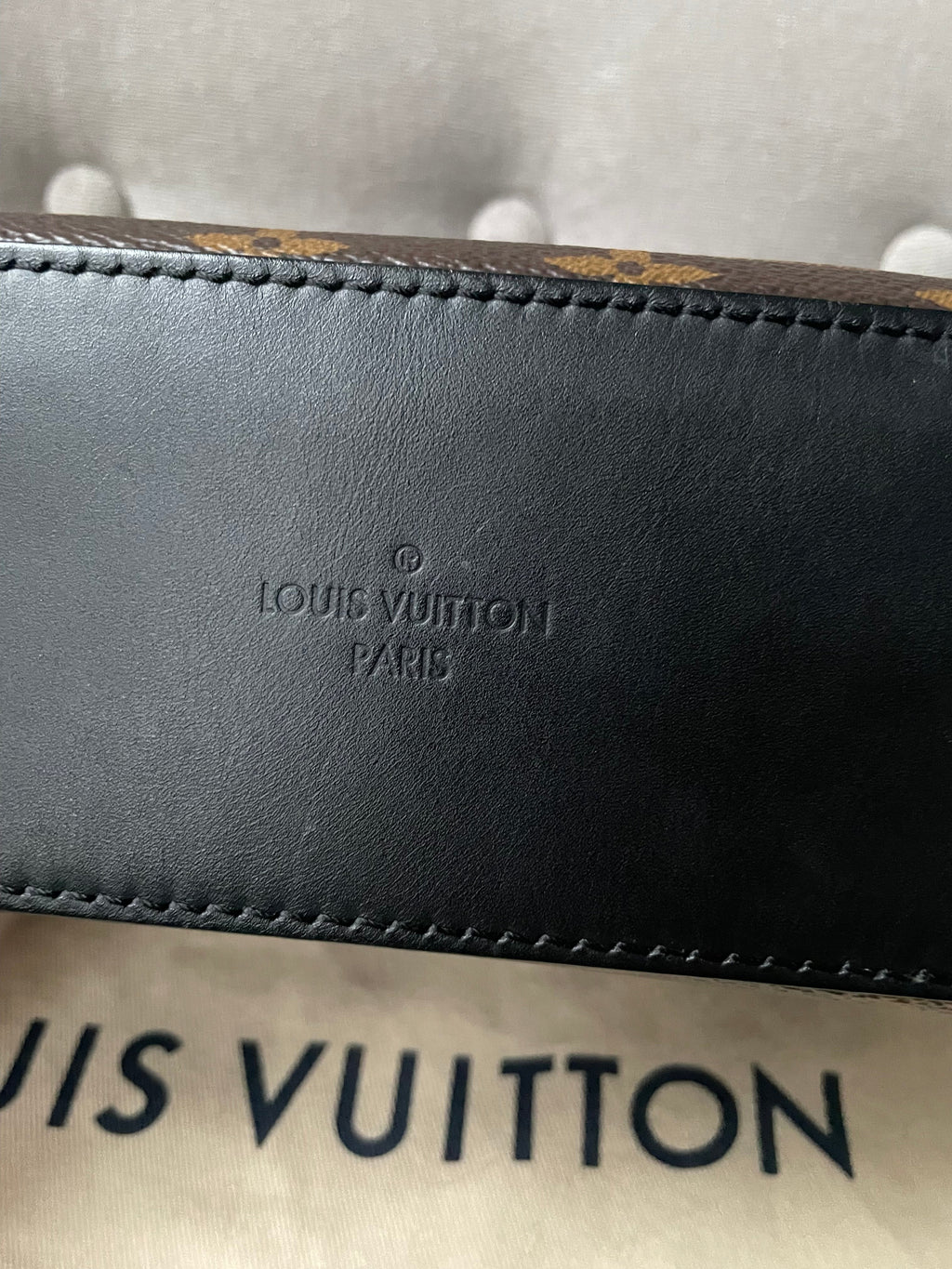 Louis Vuitton Saintonge Black and Monogram
