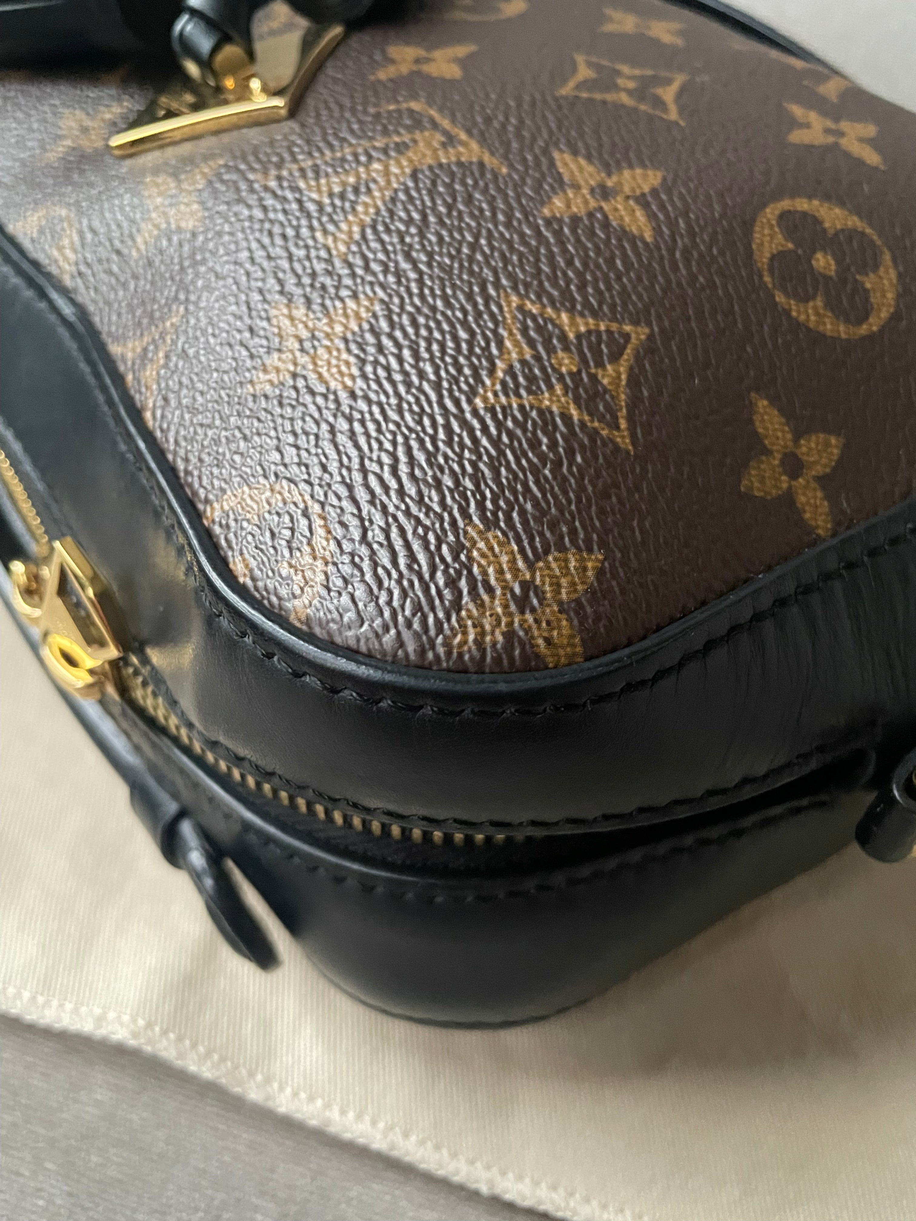 Louis Vuitton Saintonge Black and Monogram
