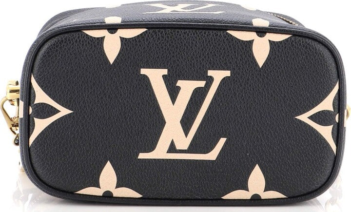 Louis Vuitton Vanity Handbag Bicolor Monogram Empreinte Giant PM