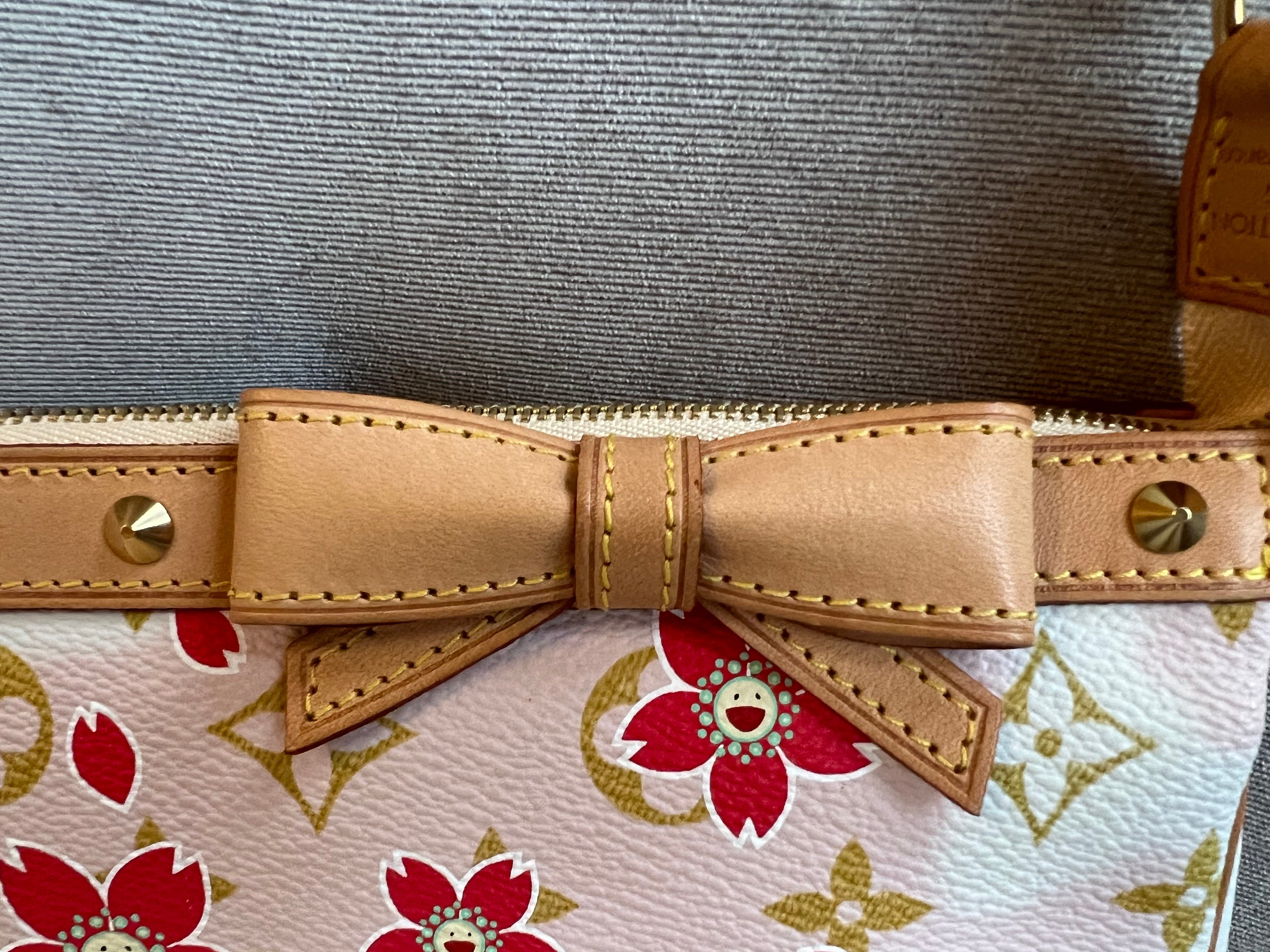 Louis Vuitton Pochette Accessoires Cherry Blossom Damier Azur
