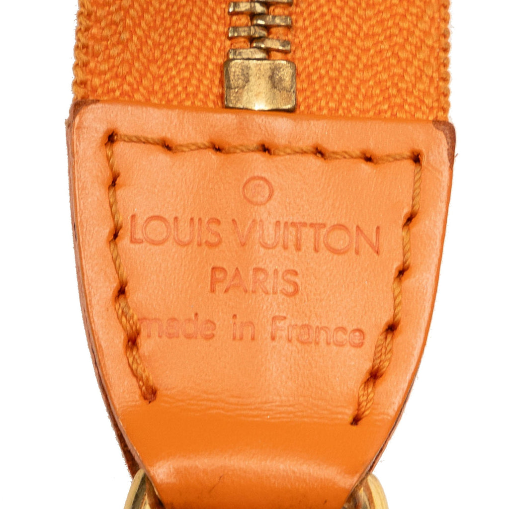 Orange Louis Vuitton Epi Pochette Accessoires Shoulder Bag