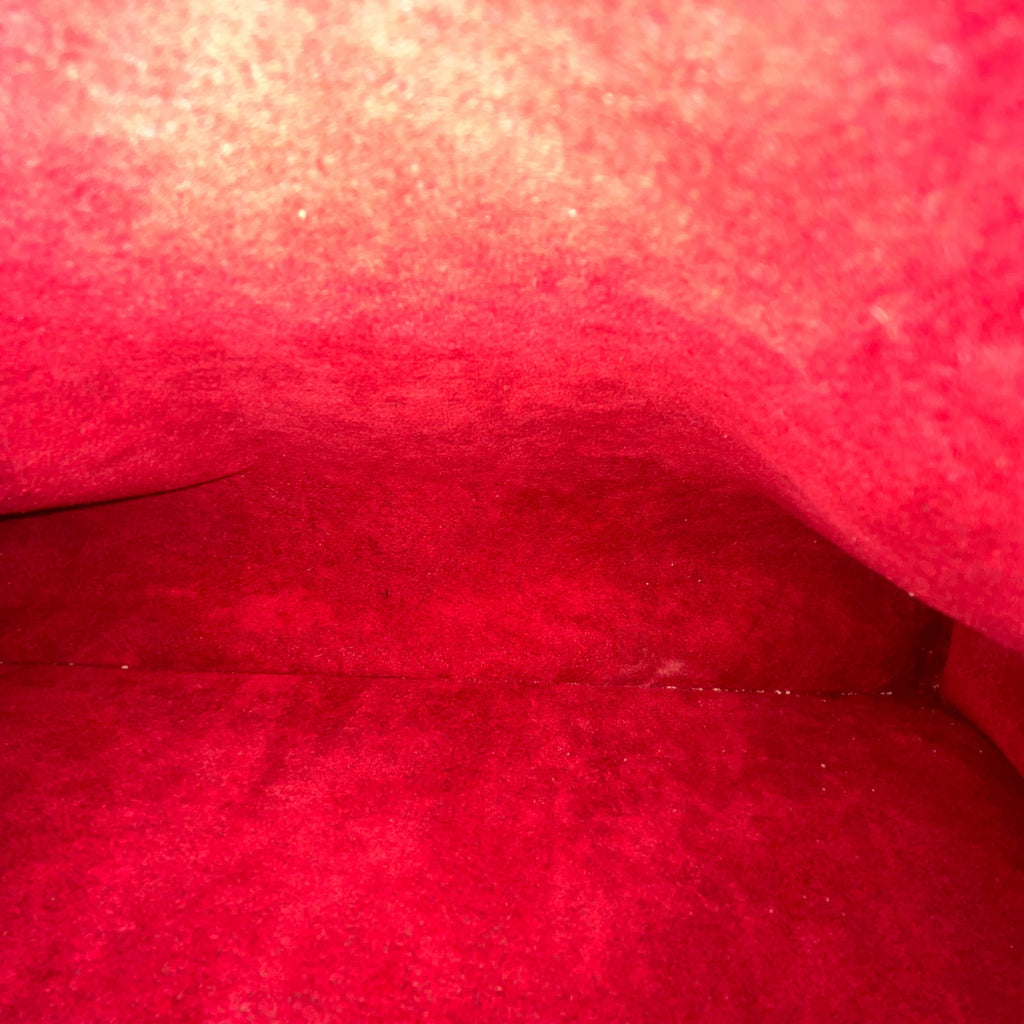 LOUIS VUITTON New Wave Red Leather Chain Tote Bag
