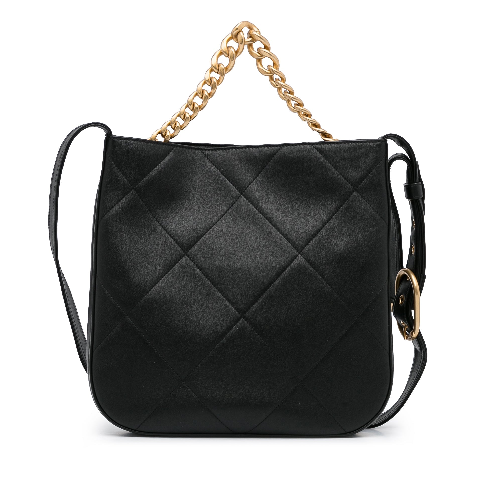Chanel Easy Mood Large Black Calfskin Gold