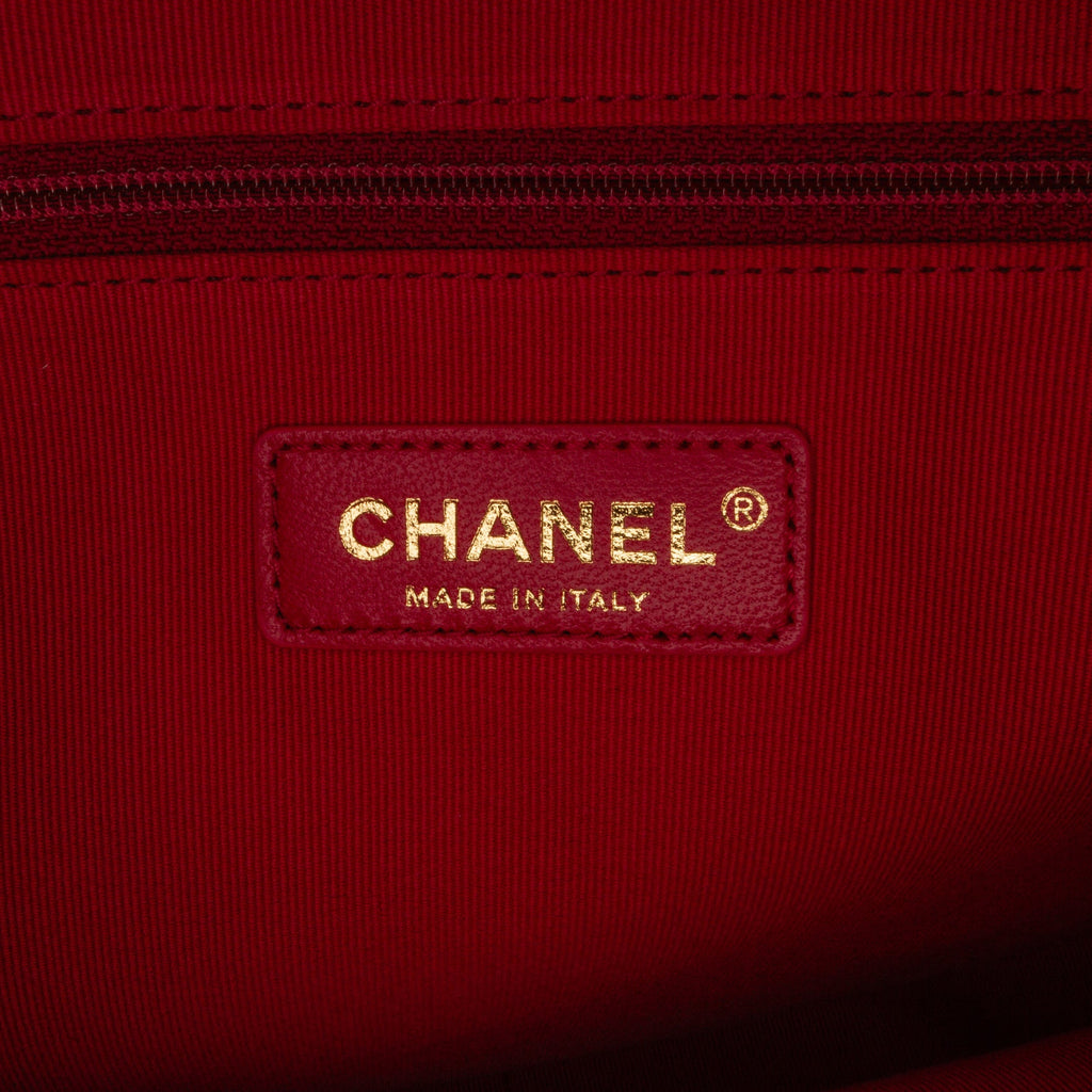 Chanel Easy Mood Large Black Calfskin Gold