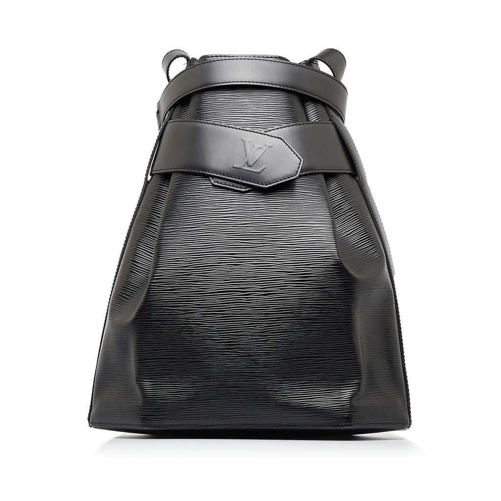 Louis Vuitton Sac D'epaule Black Epi
