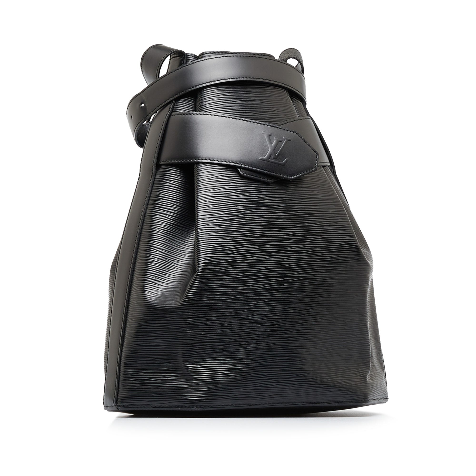 Louis Vuitton Sac D'epaule Black Epi