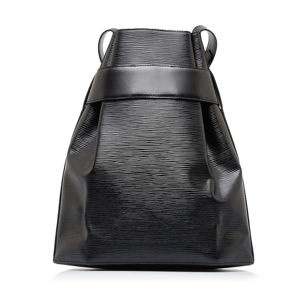 Louis Vuitton Sac D'epaule Black Epi