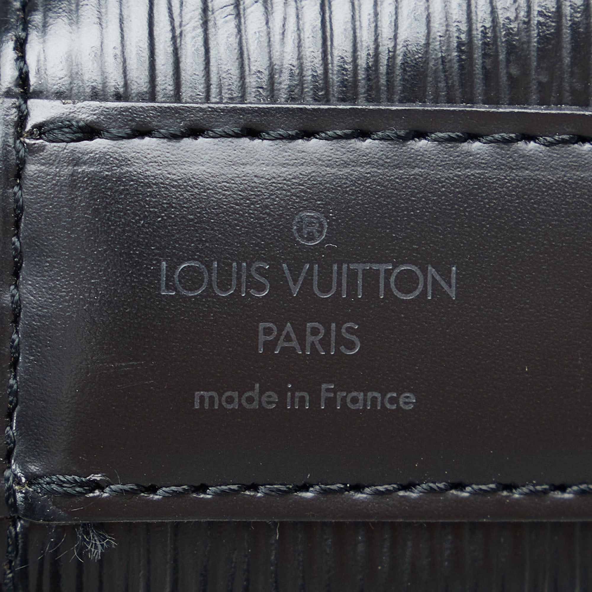 Louis Vuitton Sac D'epaule Black Epi