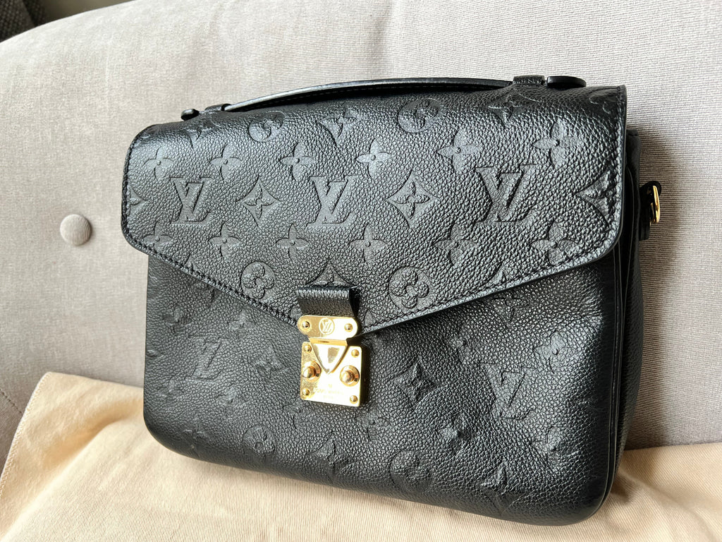 Louis Vuitton Pochette Metis Black Empreinte (RRP £2,110)