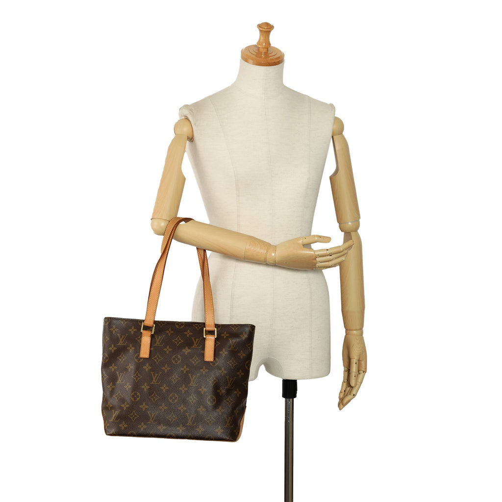Brown Louis Vuitton Monogram Cabas Piano Tote Bag