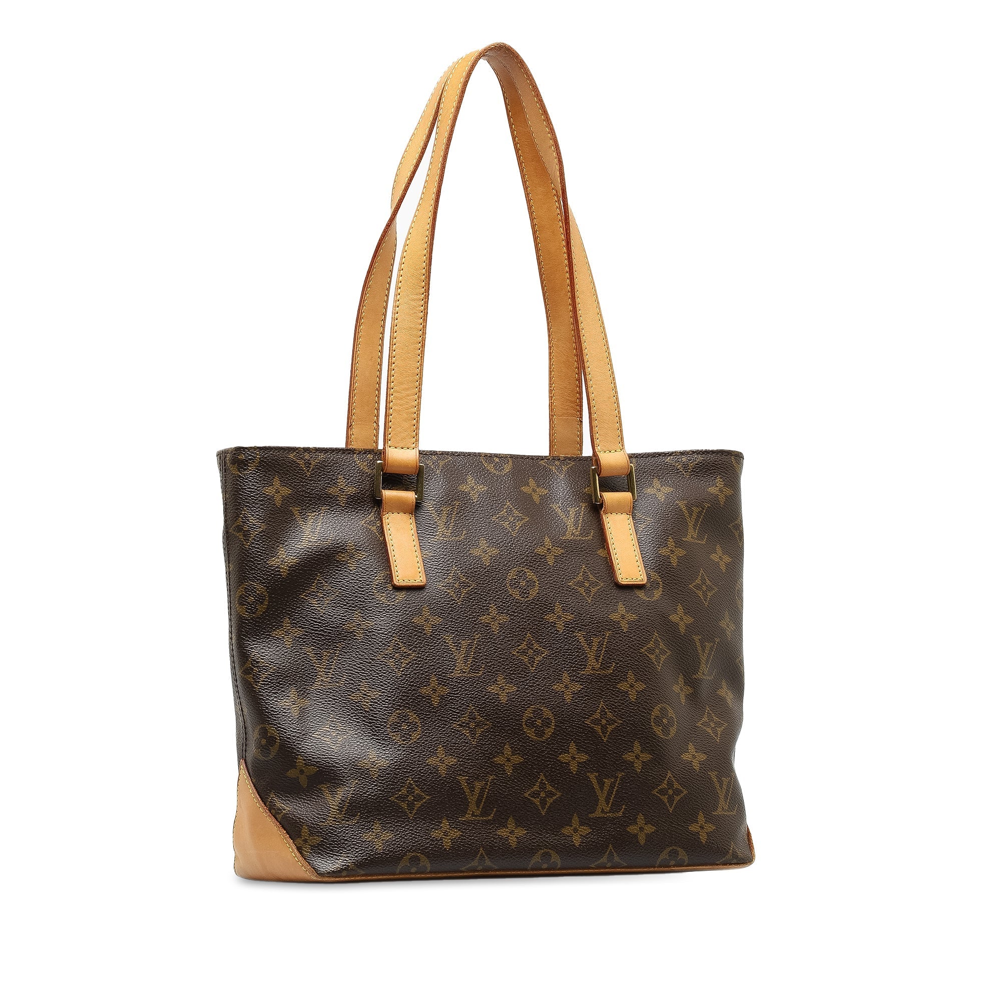 Brown Louis Vuitton Monogram Cabas Piano Tote Bag