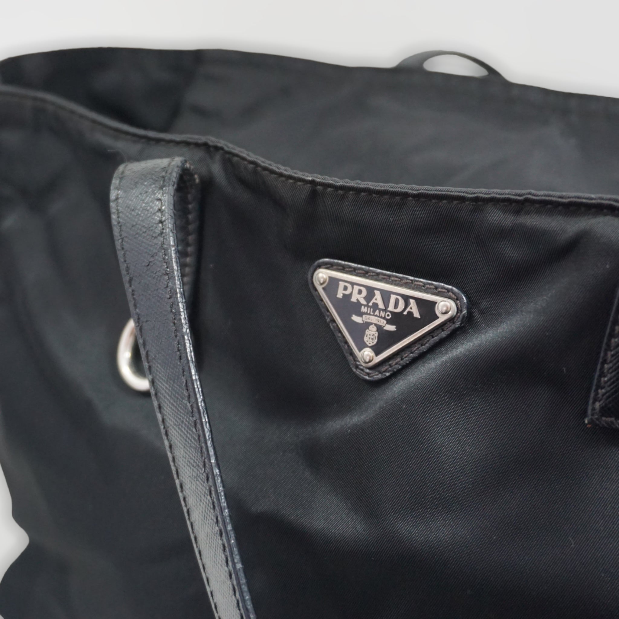 Prada Sort Skuldertaske