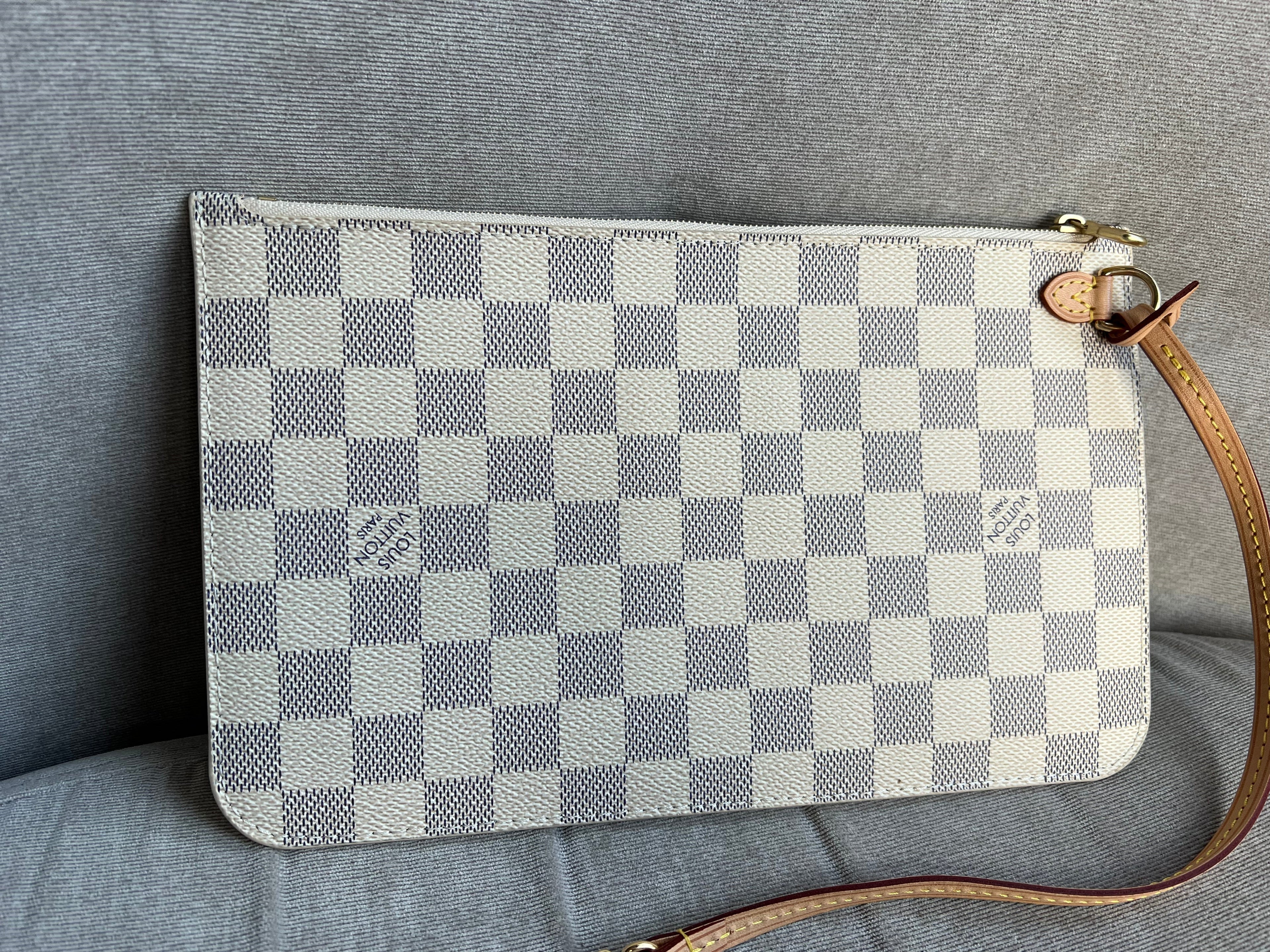 Louis Vuitton Pouch (from Neverfull MM) in Damier Azur