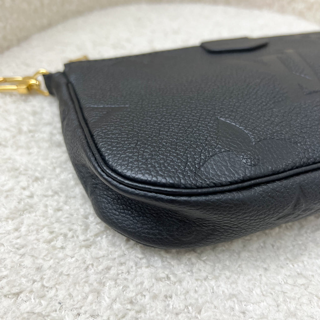 LV Multi Pochette Accessoires MPA in Black Empreinte Leather and GHW