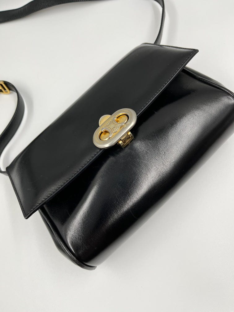 Vintage Celine Triomphe Box Bag