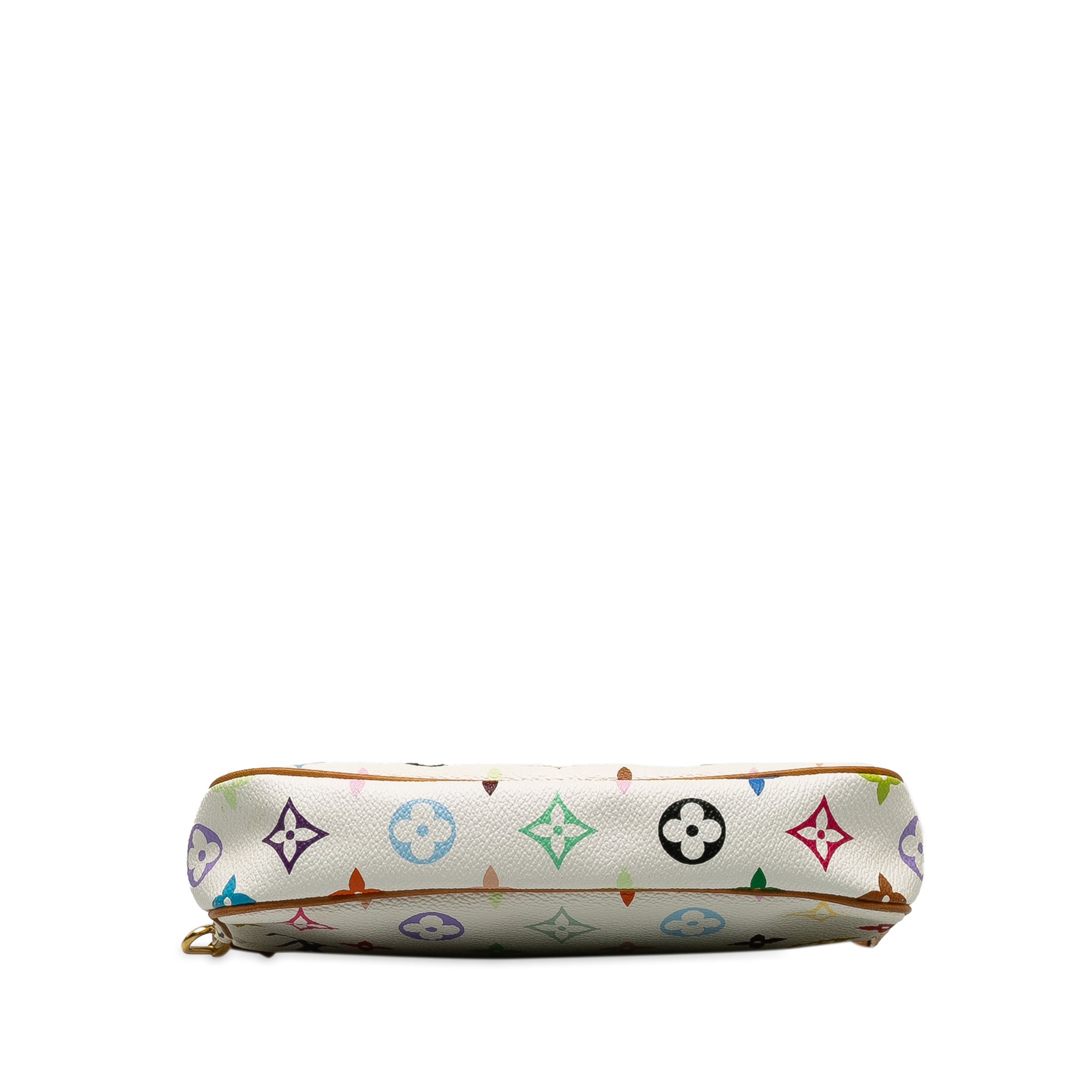 White Louis Vuitton Monogram Multicolore Pochette Accessoires Shoulder Bag