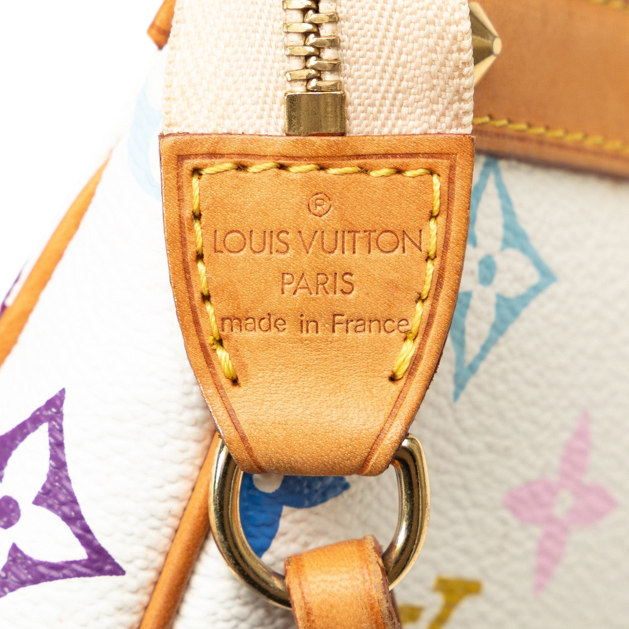 White Louis Vuitton Monogram Multicolore Pochette Accessoires Shoulder Bag