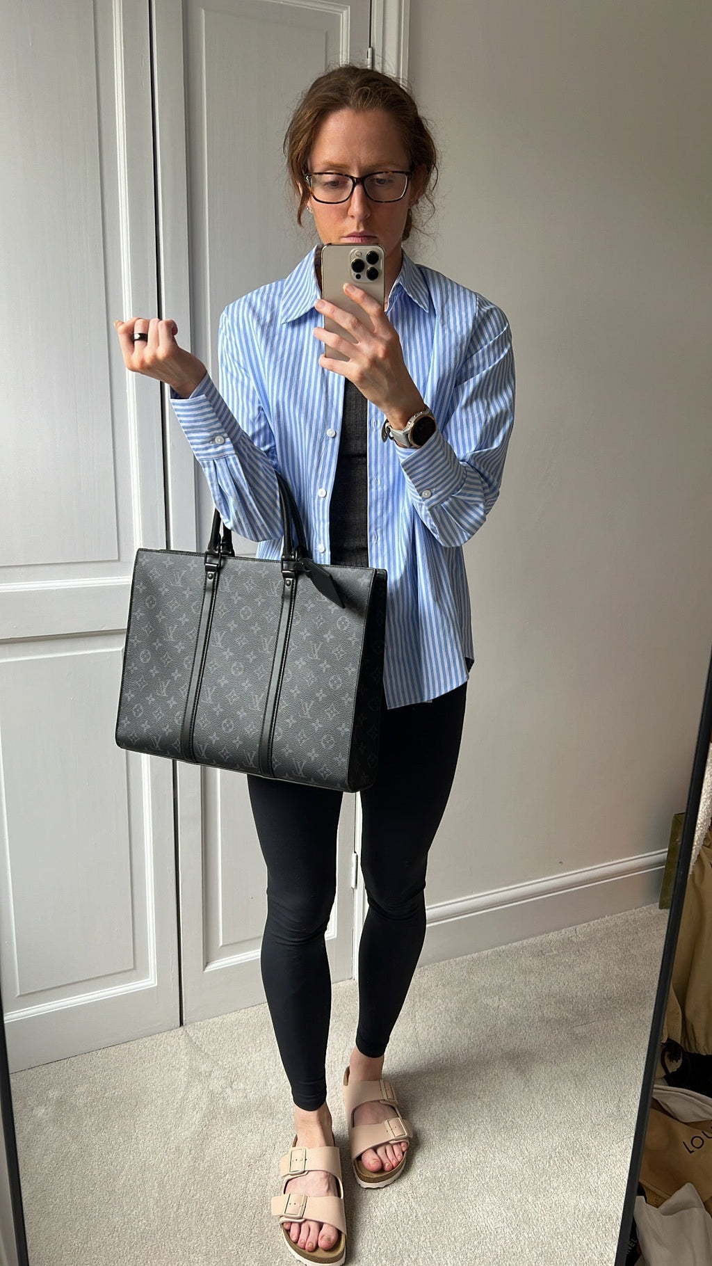 Louis Vuitton Sac Plat Horizontal Zippe Monogram Eclipse (RRP £2060)
