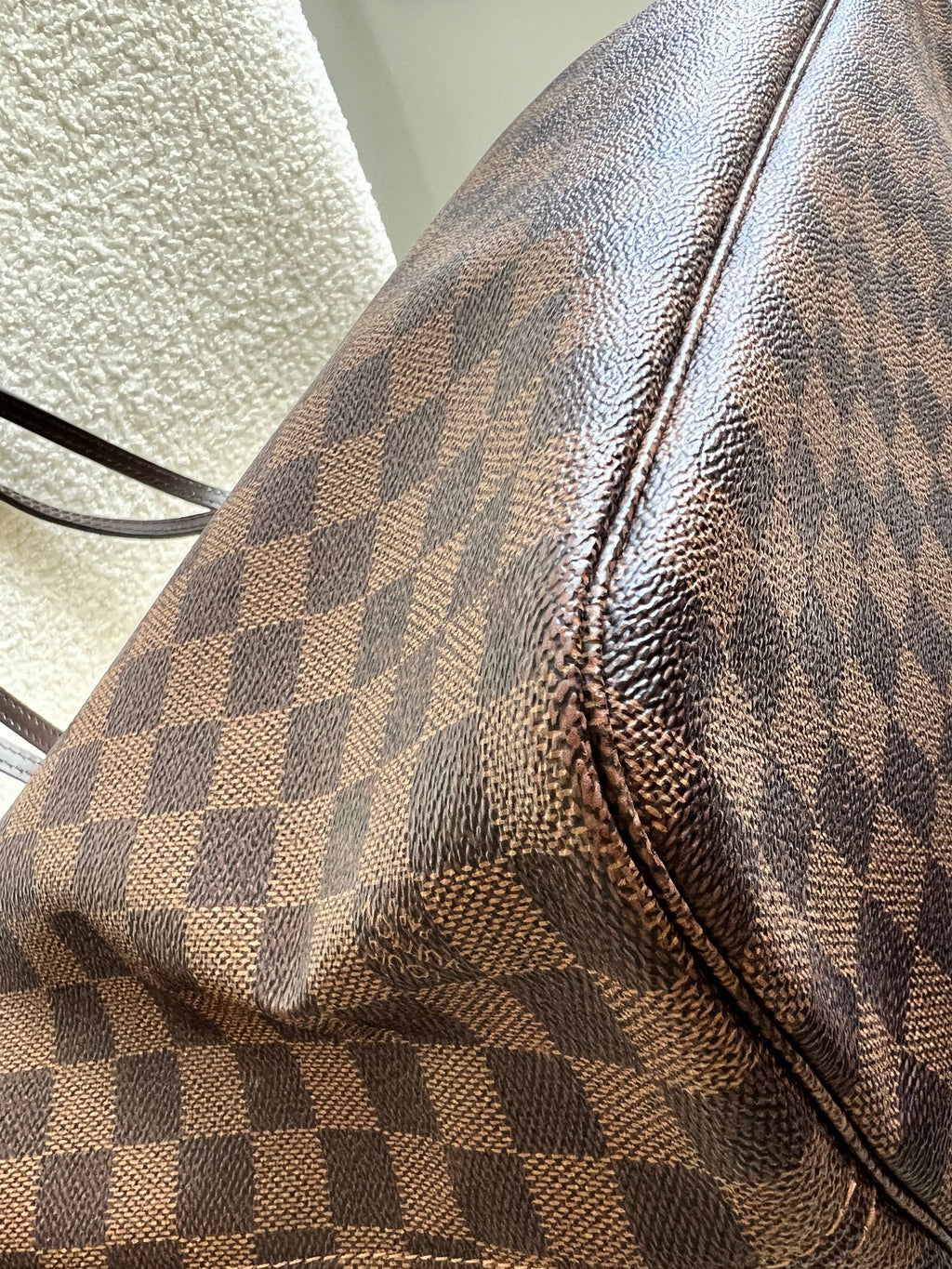 Louis Vuitton Neverfull MM Damier Ebene Rose Ballerine (RRP £1410)