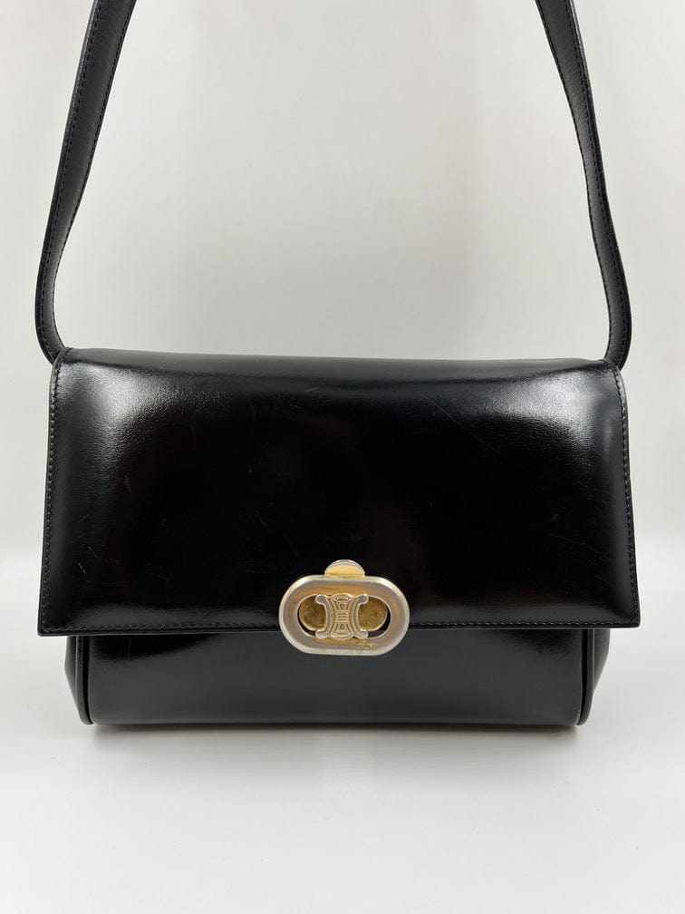 Vintage Celine Triomphe Box Bag