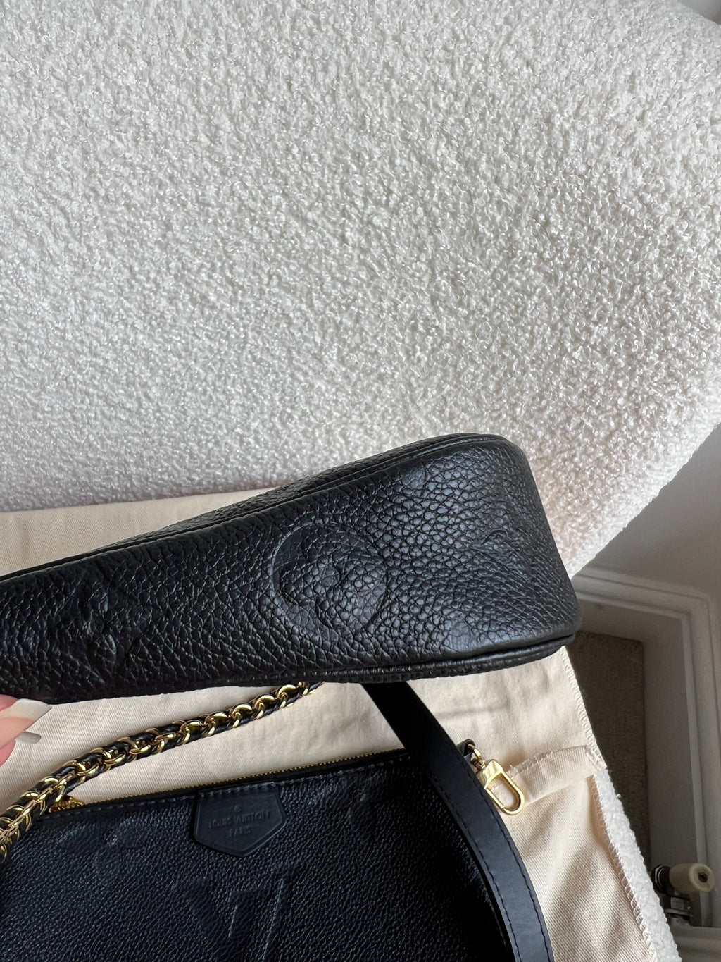 Louis Vuitton Multi Pochette Accessoires Black Empreinte (RRP £2140)
