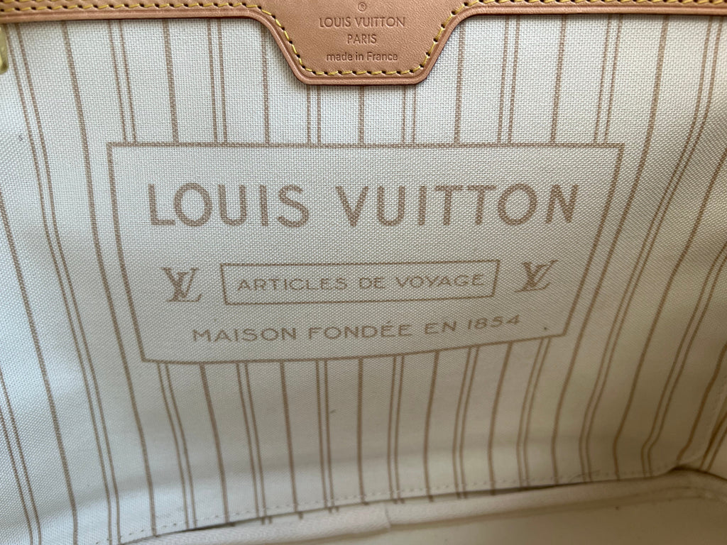 Louis Vuitton Neverfull MM Monogram Damier Azur (RRP £1,410)