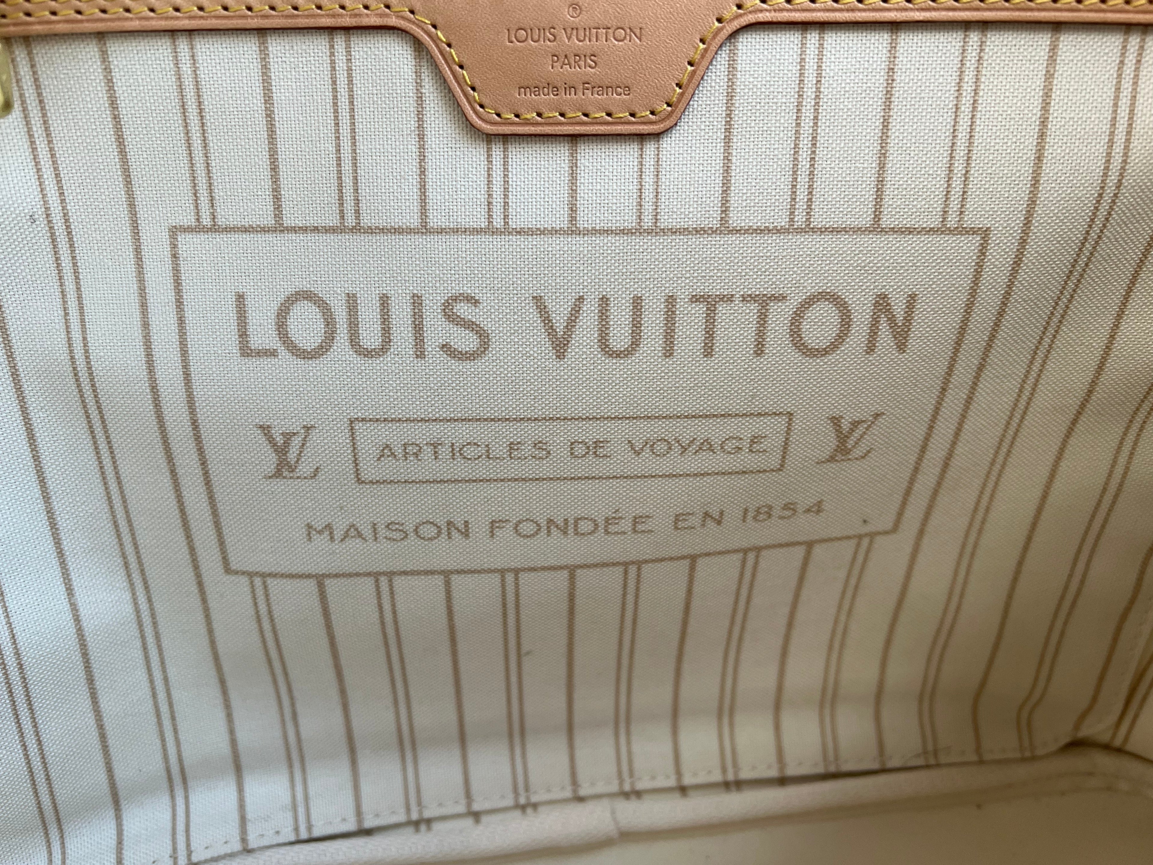 Louis Vuitton Neverfull MM Monogram Damier Azur (RRP £1,410)