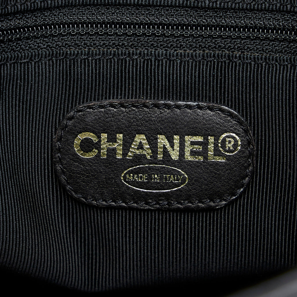 Black Chanel Caviar Chain Tote