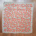 GUCCI GG Monogram Strawberry Modal Silk Square Scarf