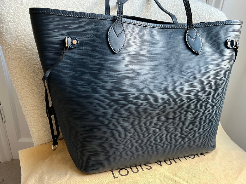 Louis Vuitton Neverfull MM Indigo Epi Leather (RRP £1,740)