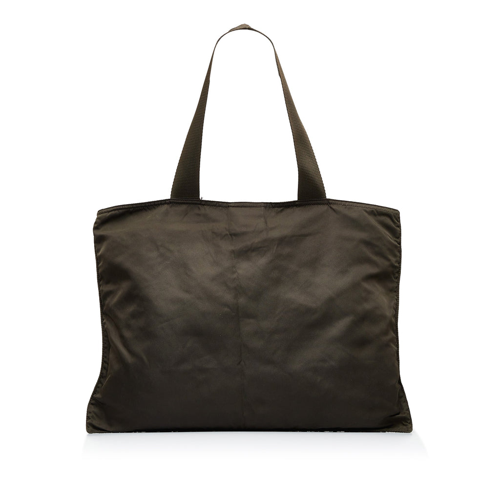 Brown Prada Tessuto Tote Bag
