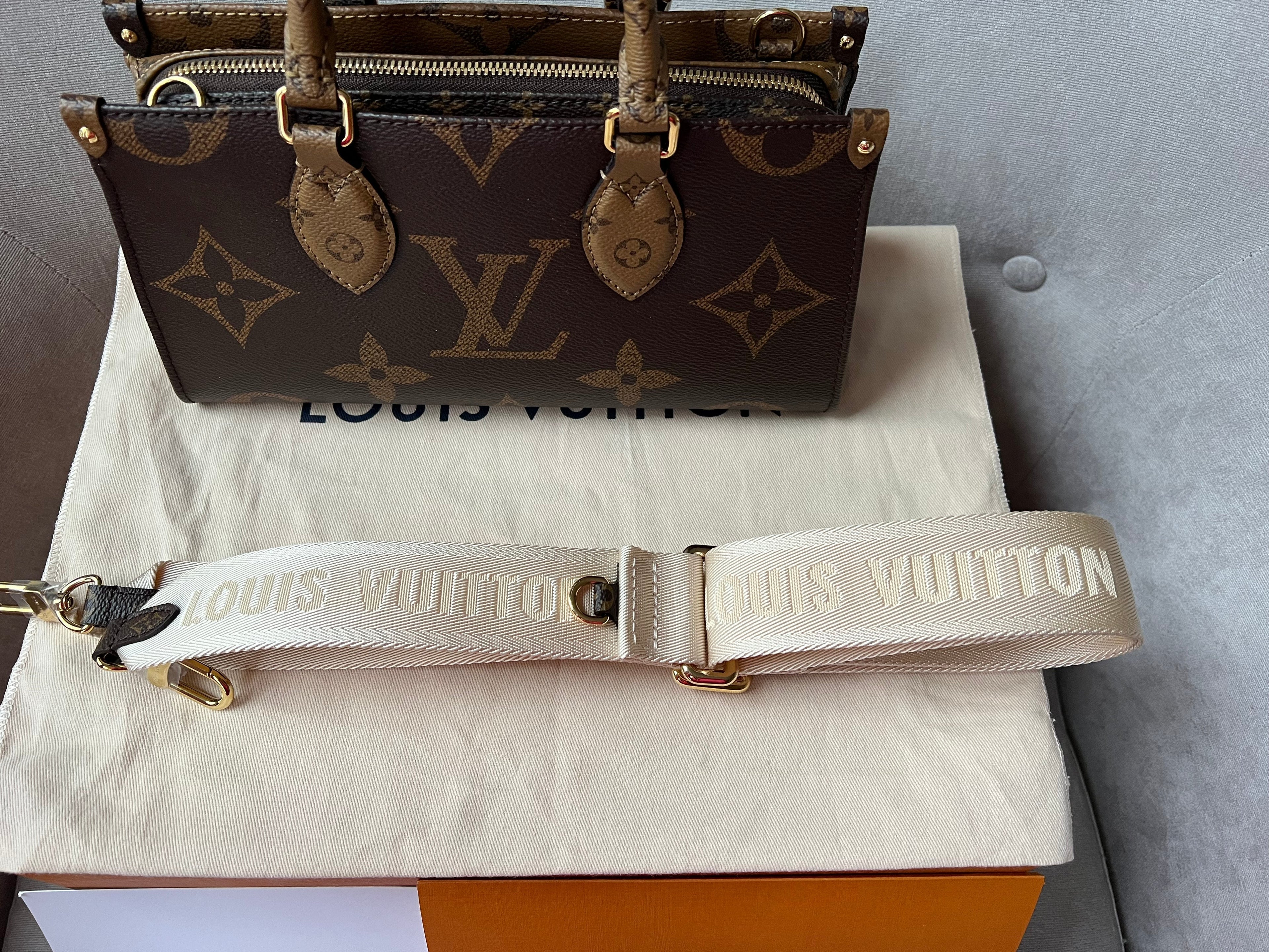 Louis Vuitton On the Go East West Tote Bag Monogram (RRP £2,150)