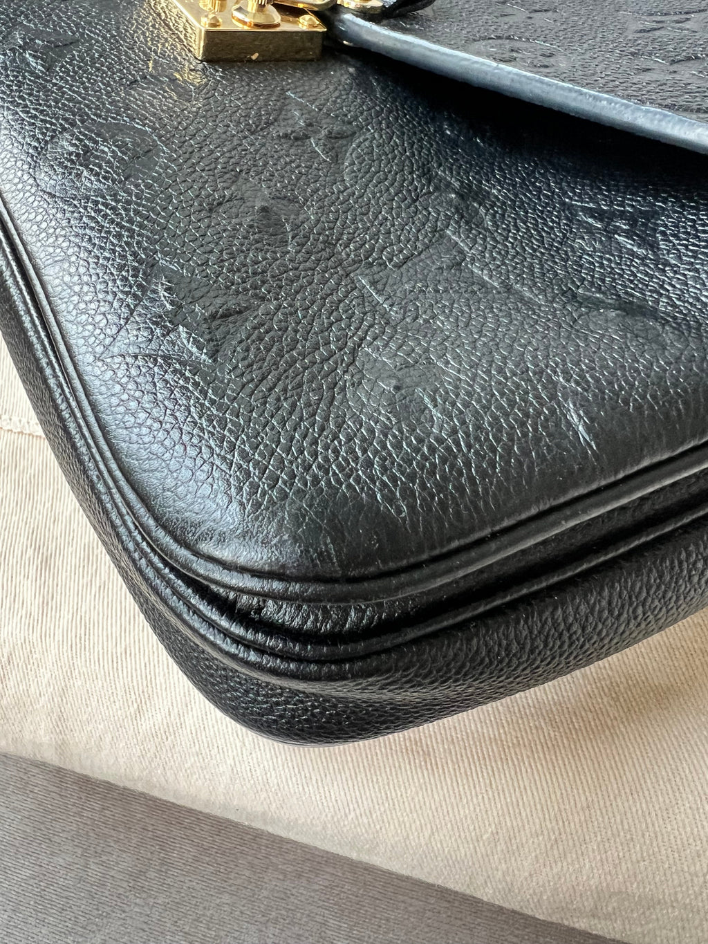 Louis Vuitton Pochette Metis Black Empreinte (RRP £2,110)