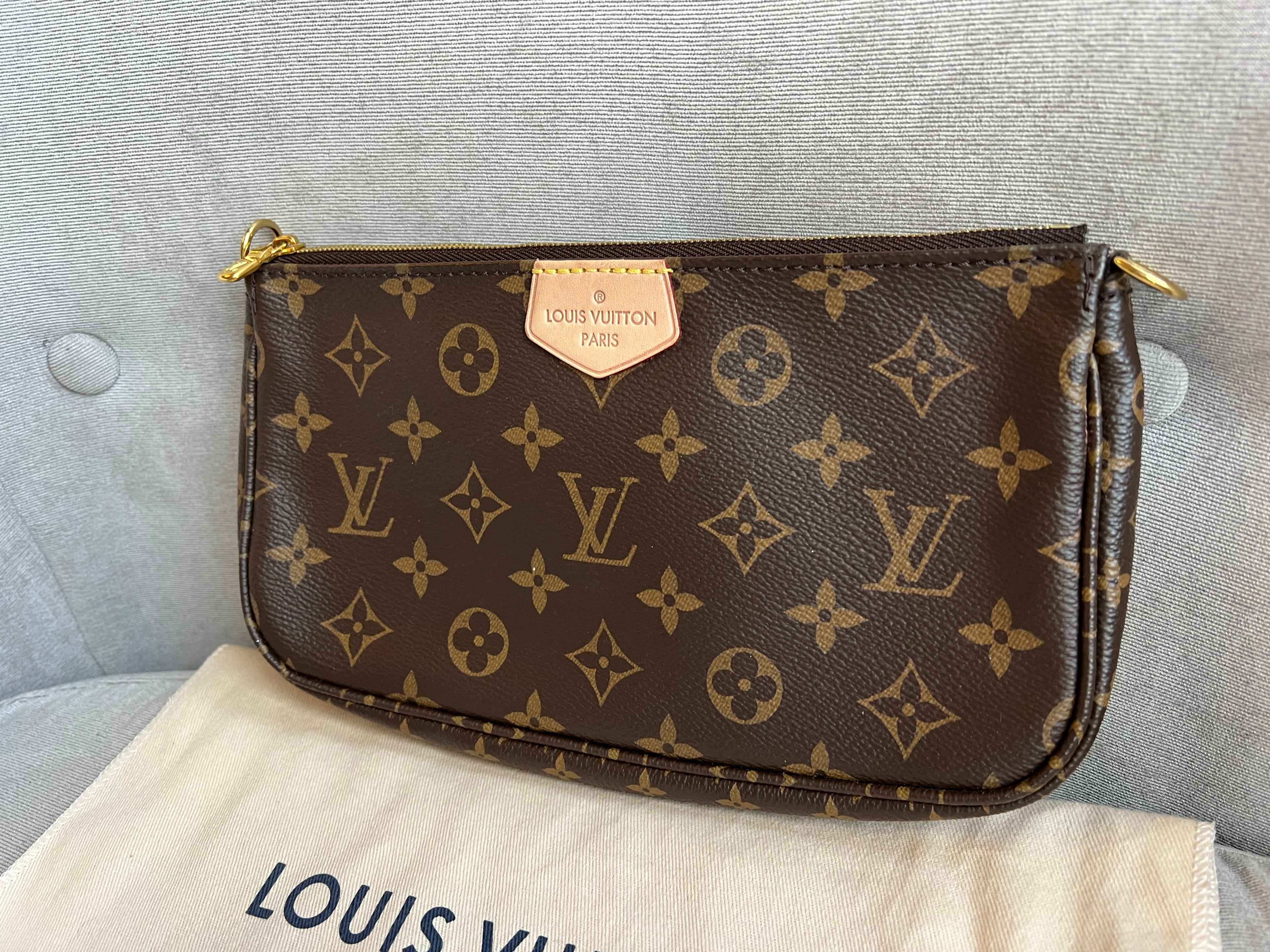 Louis Vuitton Multi Pochette Accessoires Khaki (RRP £1970)
