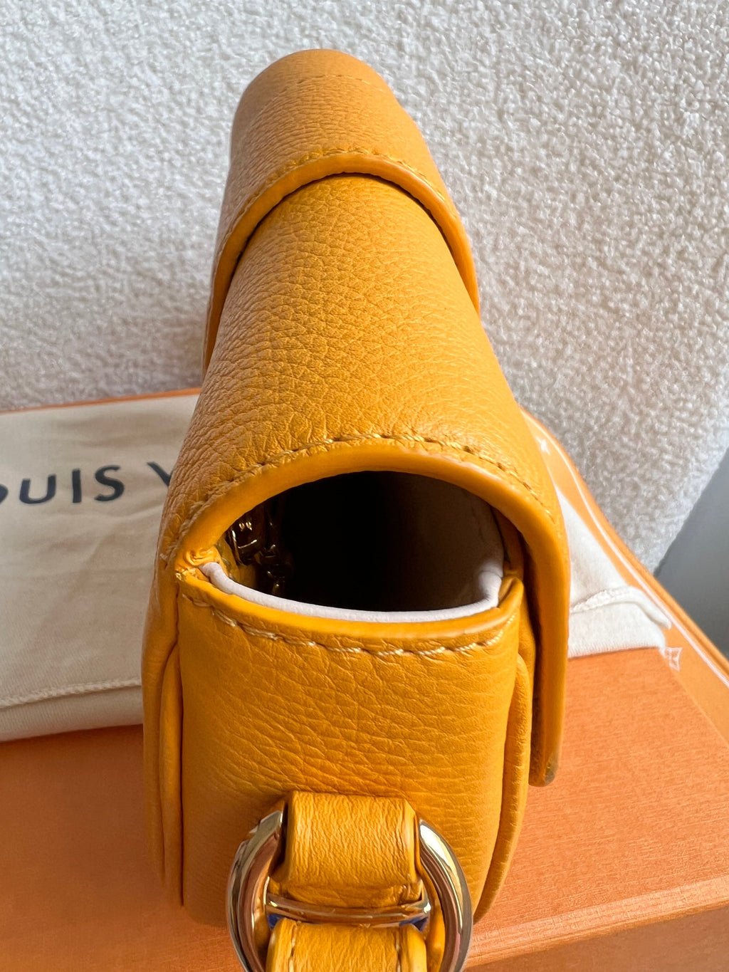 Louis Vuitton Pont 9 Soft PM Bag in Sunbeam (RRP £3030)