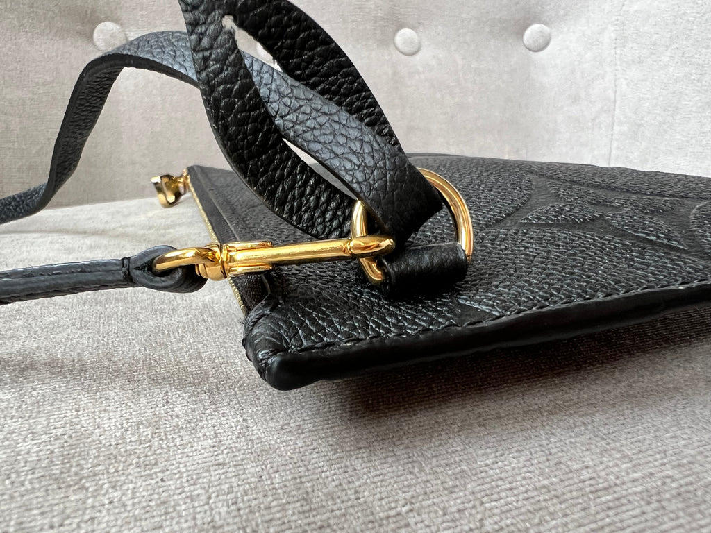 Louis Vuitton Pouch (from Neverfull) Black Empreinte