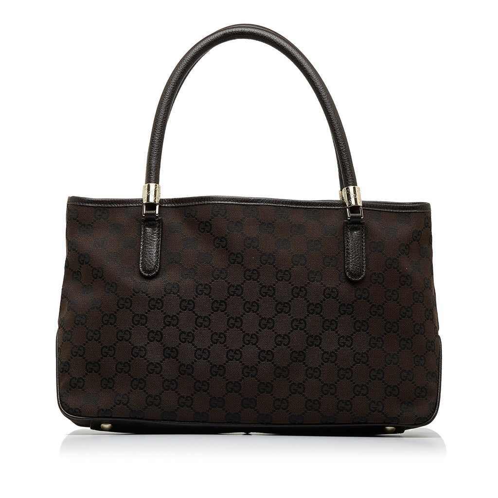 Brown Gucci GG Canvas Tote