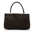 Brown Gucci GG Canvas Tote