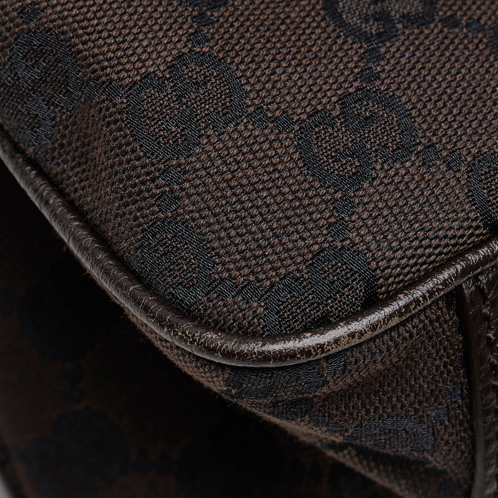 Brown Gucci GG Canvas Tote