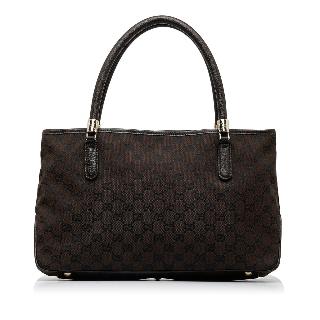 Brown Gucci GG Canvas Tote