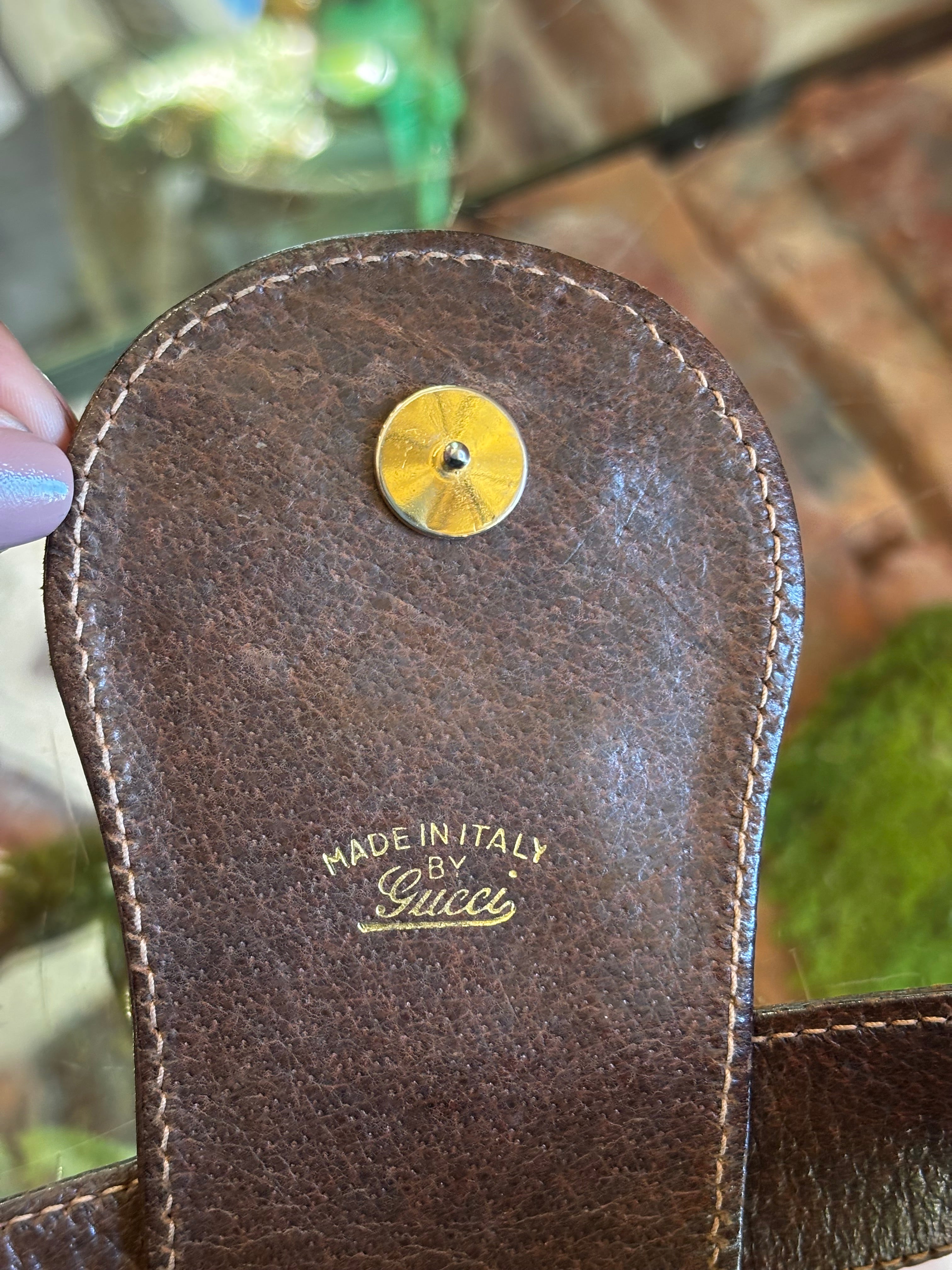 GUCCI GG Web Sherry Line Shoulder Bag