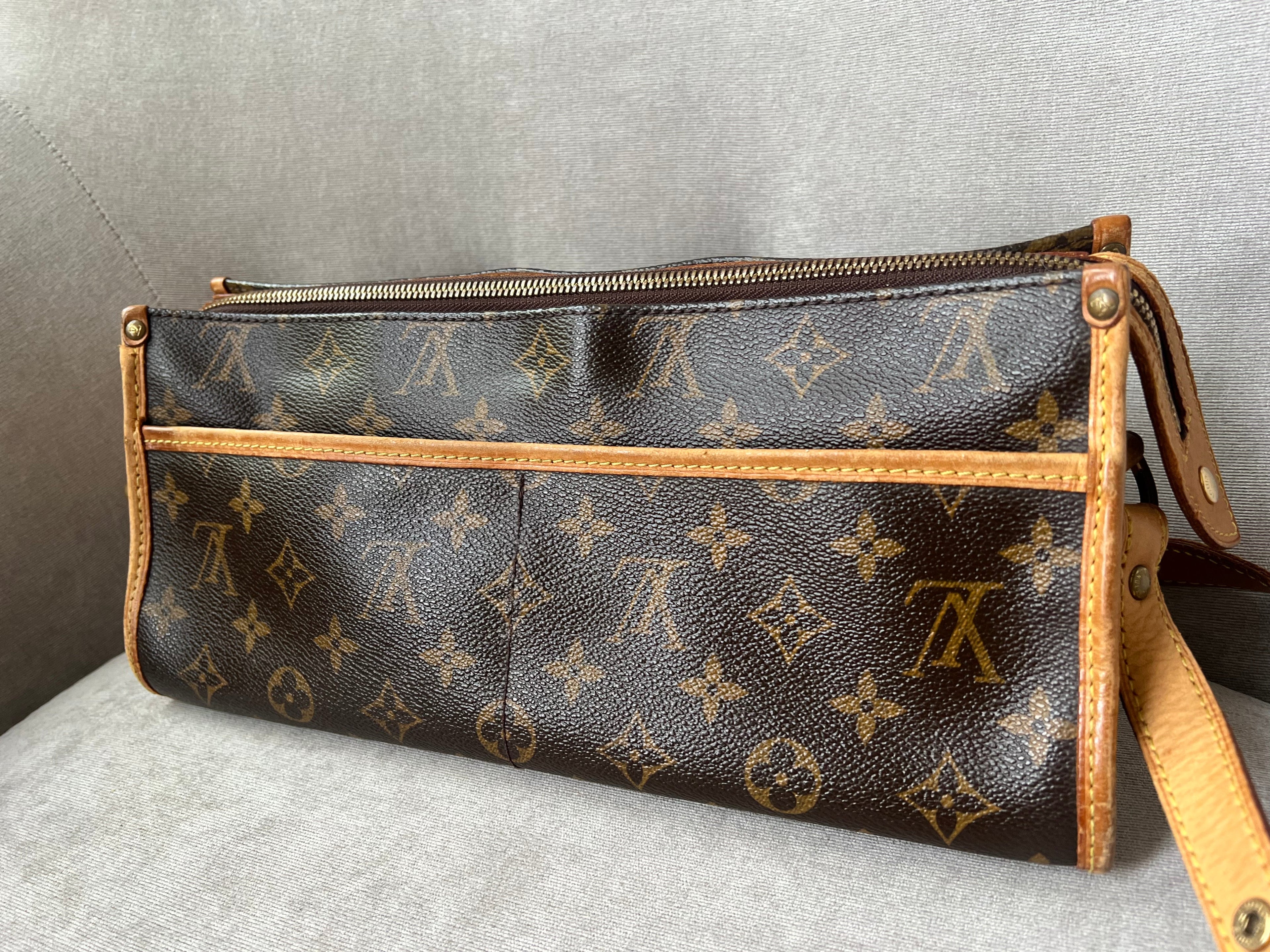 Louis Vuitton Popincourt with long strap in Monogram