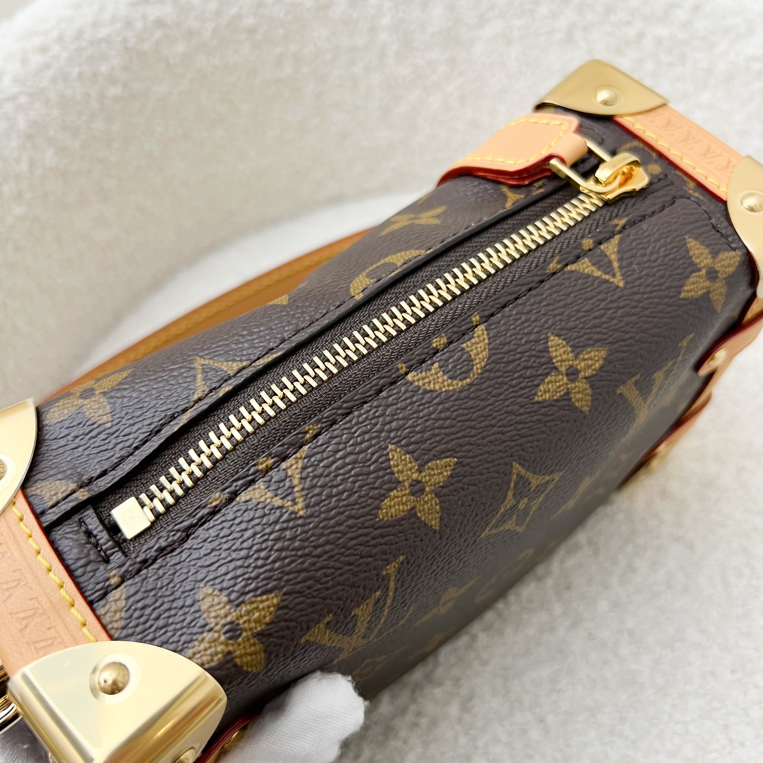 LV Side Trunk PM Bag in Monogram Canvas and GHW