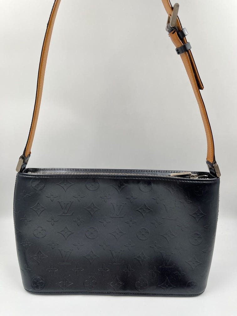 Louis Vuitton Mat Allston Handbag Monogram Vernis