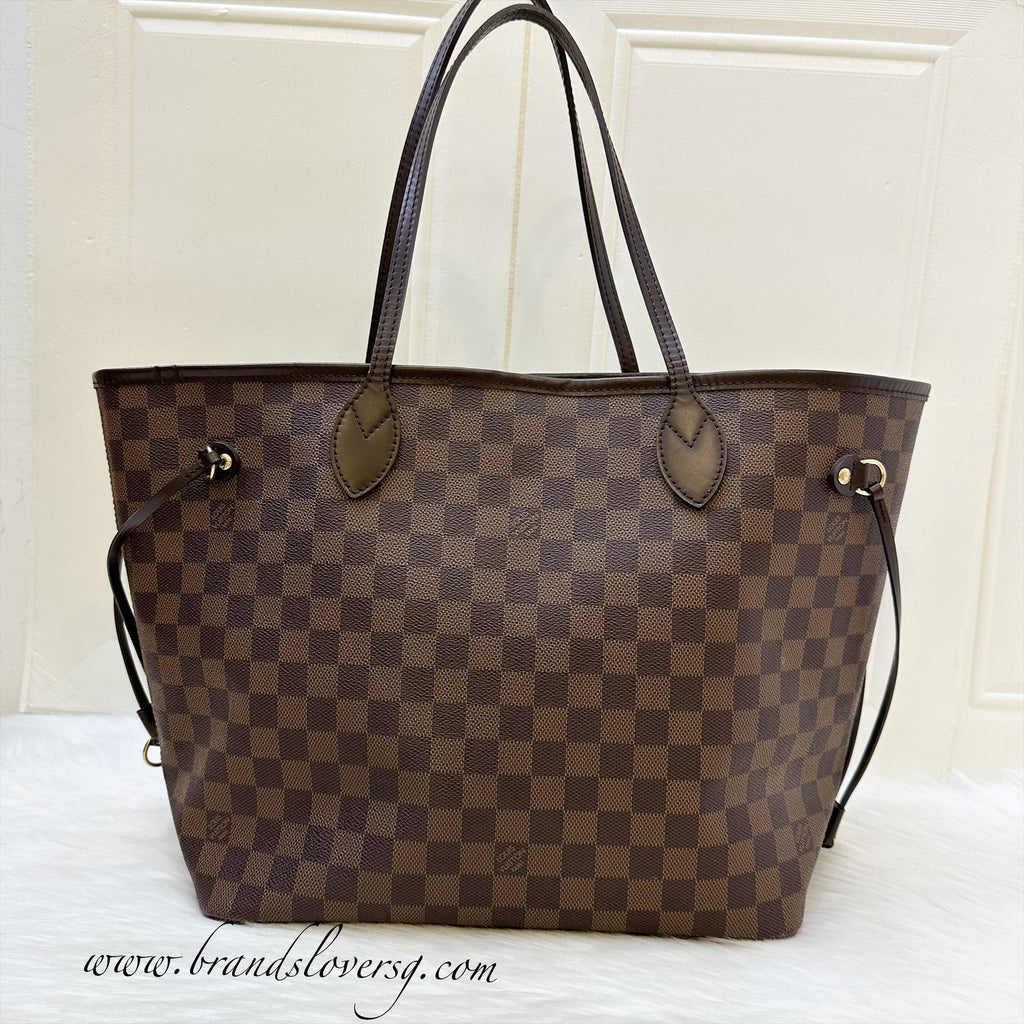 LV Neverfull MM in Damier Ebene Canvas (Older model without attached pouch)